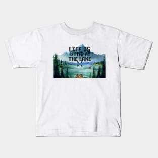 Life is Better at the Lake Kids T-Shirt